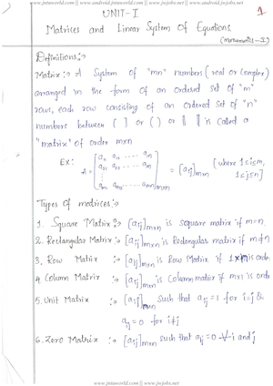 B tech r13 m1 first year notes part 1 Advanced Algorithms Studocu