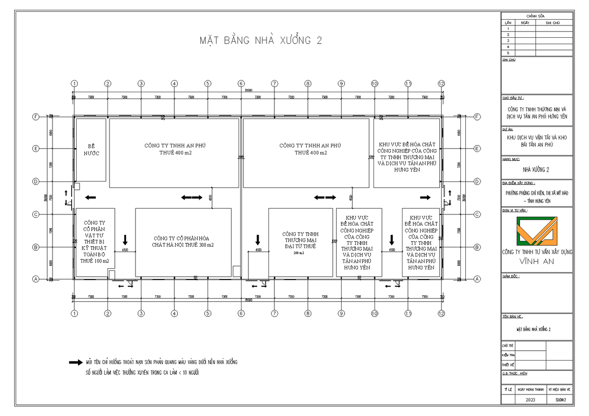 So đồ Kho Thuê 1 - Bái Tiểu Luận - BỂ NƯỚC C‘NG TY TNHH AN PH⁄ THU 400 ...