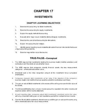 Chapter 17 Solution Manual Kieso IFRS By - Copyright © 2011 John Wiley ...