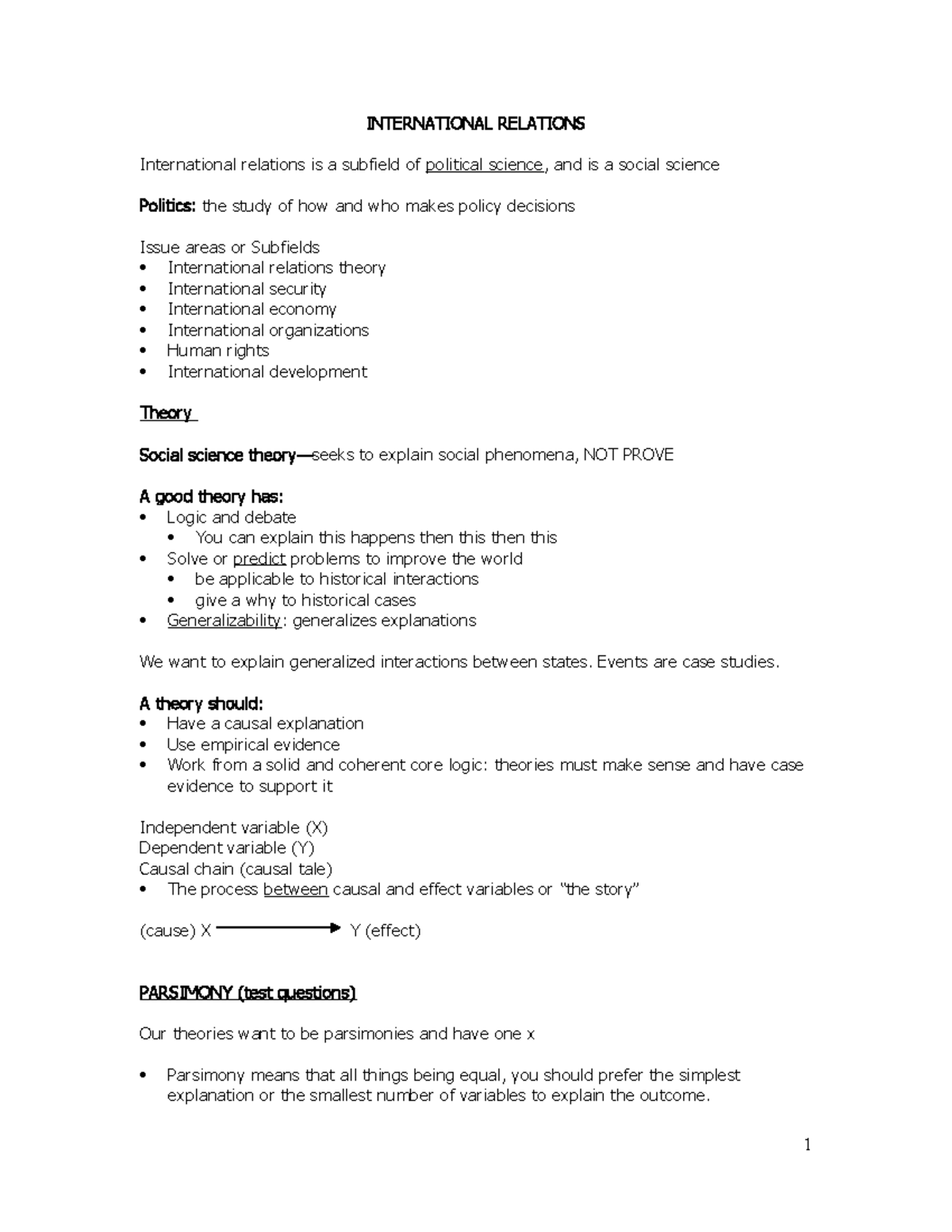 case study methods in the international relations subfield