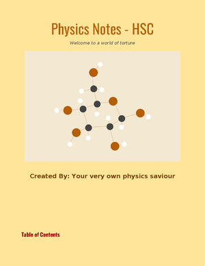 Physics Notes - HSC
