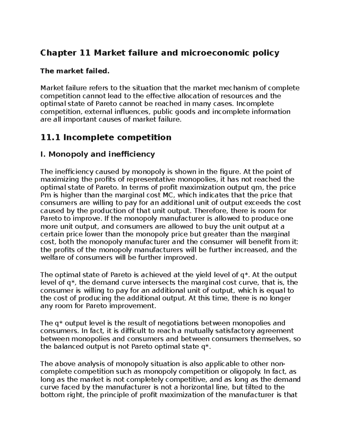 chapter-11-market-failure-and-microeconomic-policy-market-failure