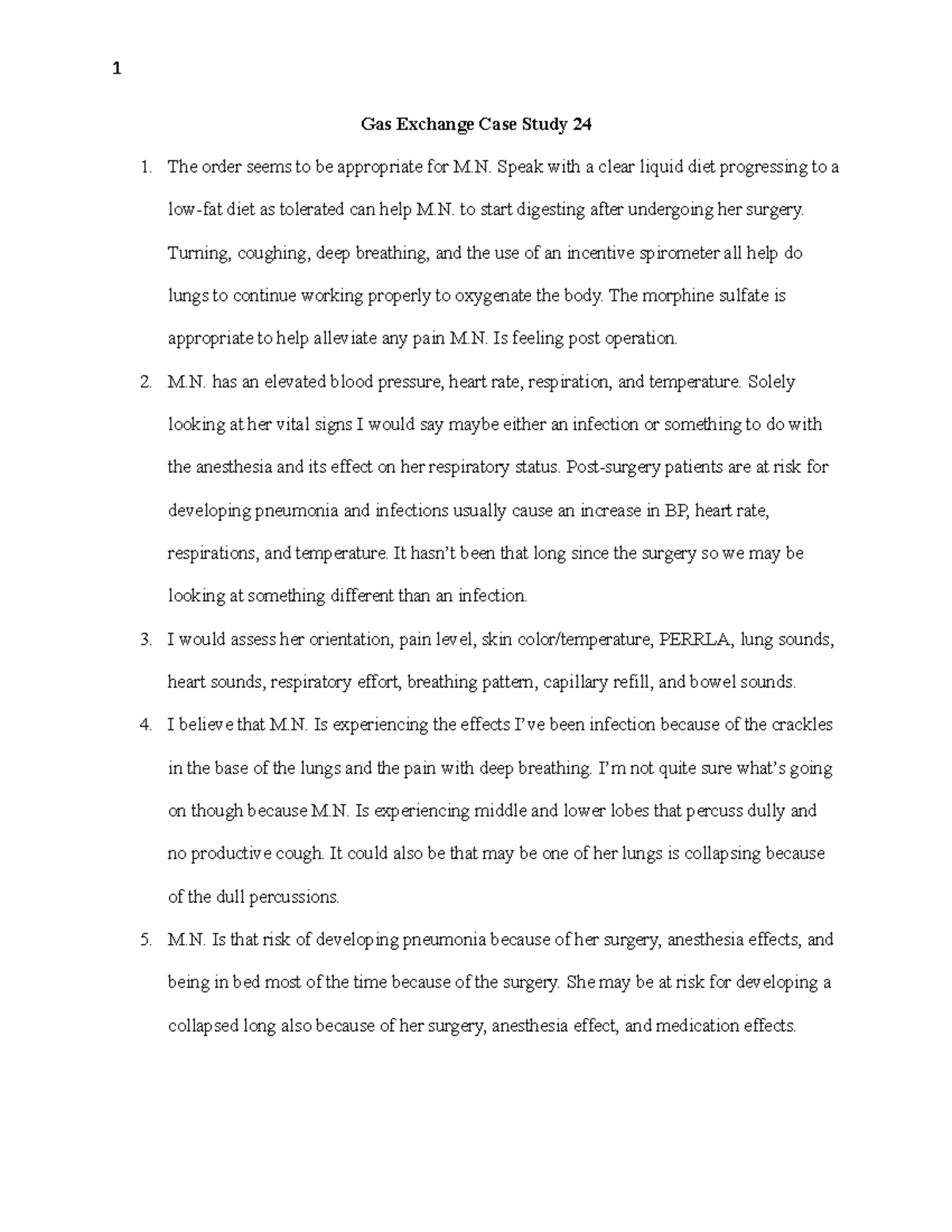 chapter 2 gas exchange case study 24