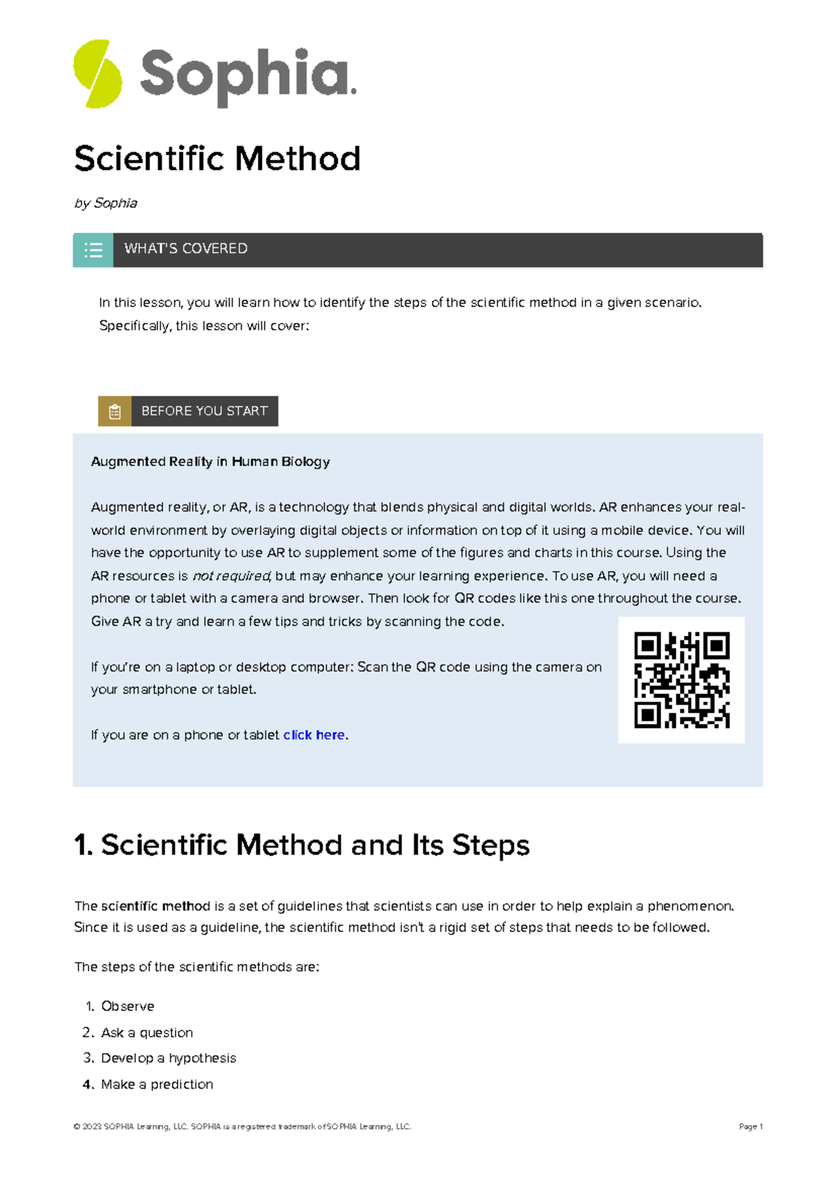 Scientific-method-27 - Scientific Method by Sophia In this lesson, you ...