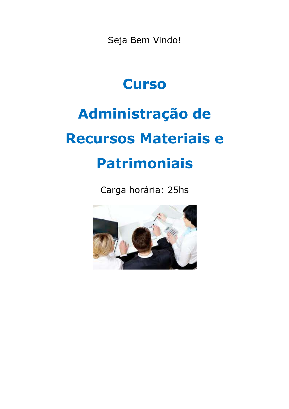 Curso Administra O De Recursos Materiais E Patrimoniais Seja