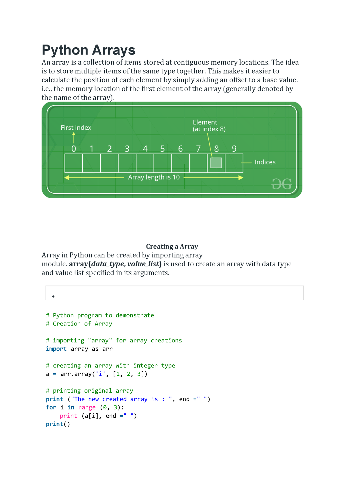 basic-of-arrays-in-python-programming-language-python-arrays-an-array