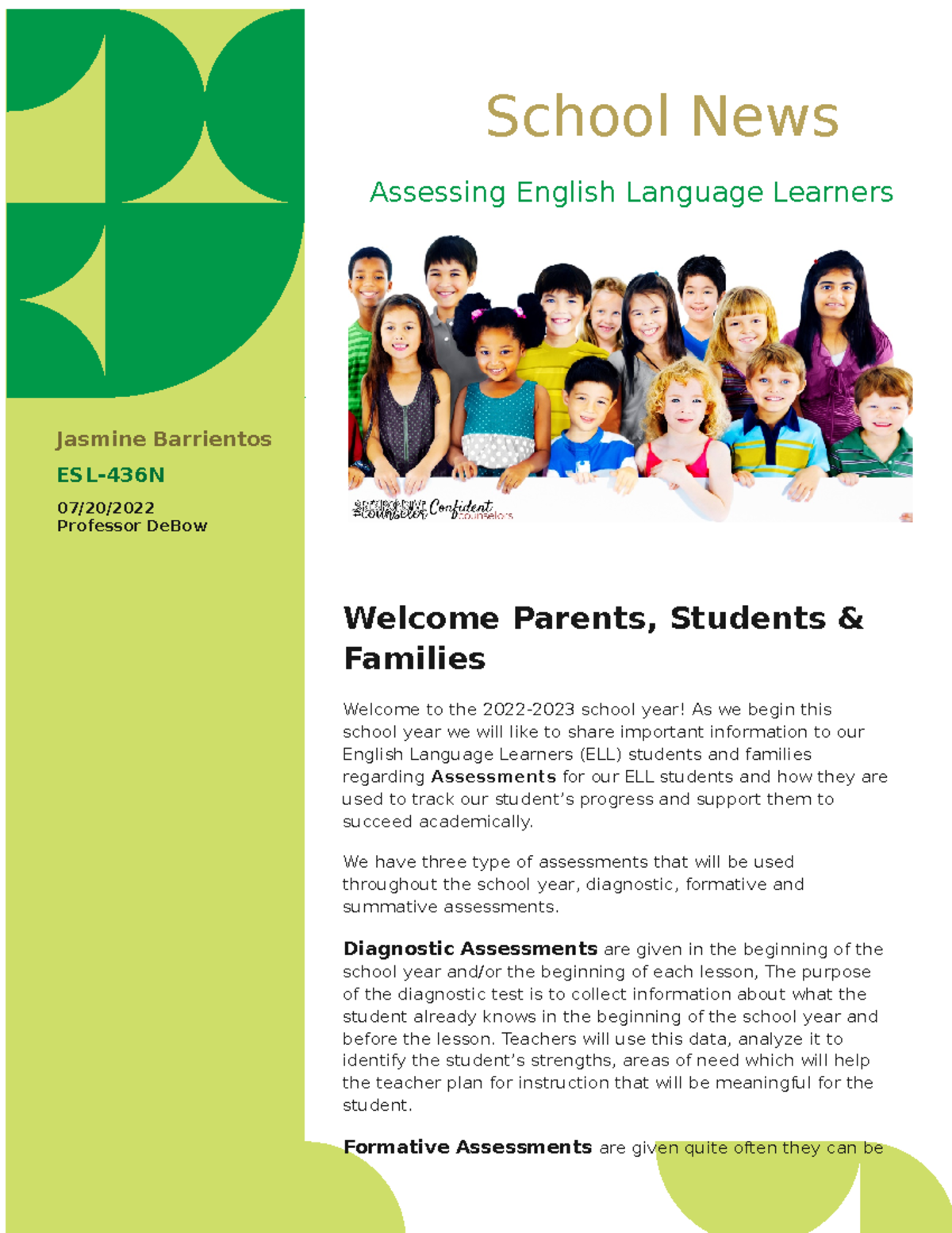 esl-436-newsletter-week-8-school-news-assessing-english-language