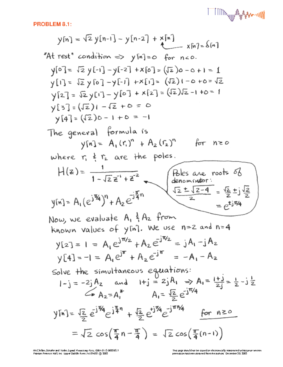 Chap08SP1solutions - ........................ - McClellan, Schafer and ...