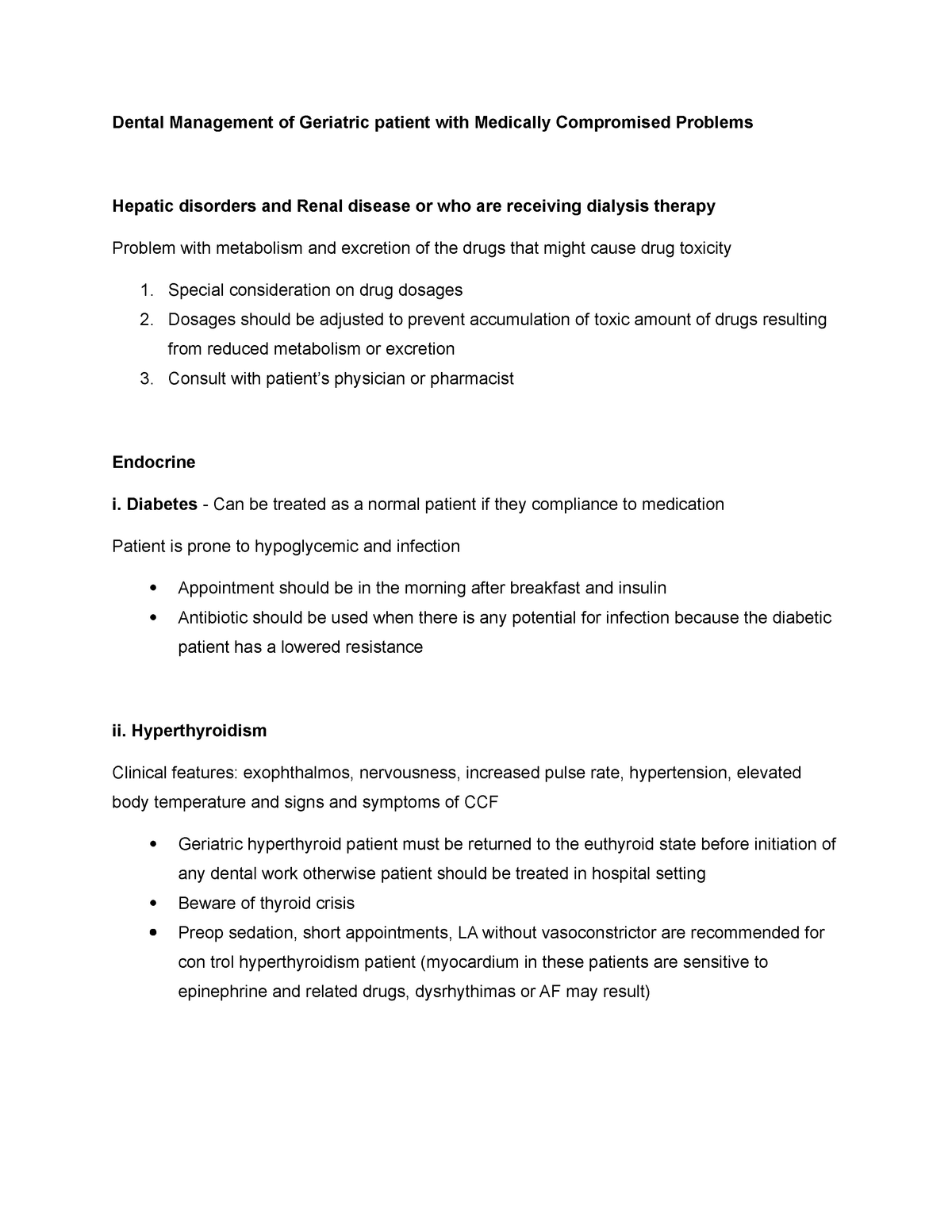 Dental Management Of Geriatric Patient With Comorbidities - Dental ...