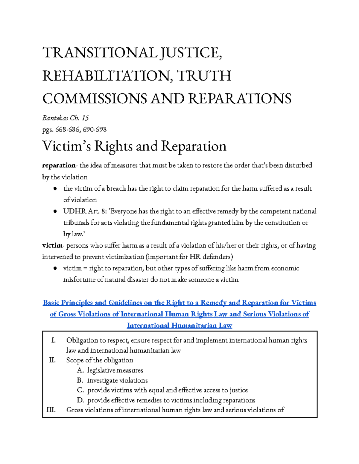 10. Transnational Justice - TRANSITIONAL JUSTICE, REHABILITATION, TRUTH ...