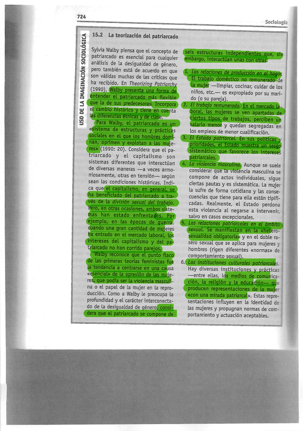 Teorización del patriarcado Sociología del Género Studocu