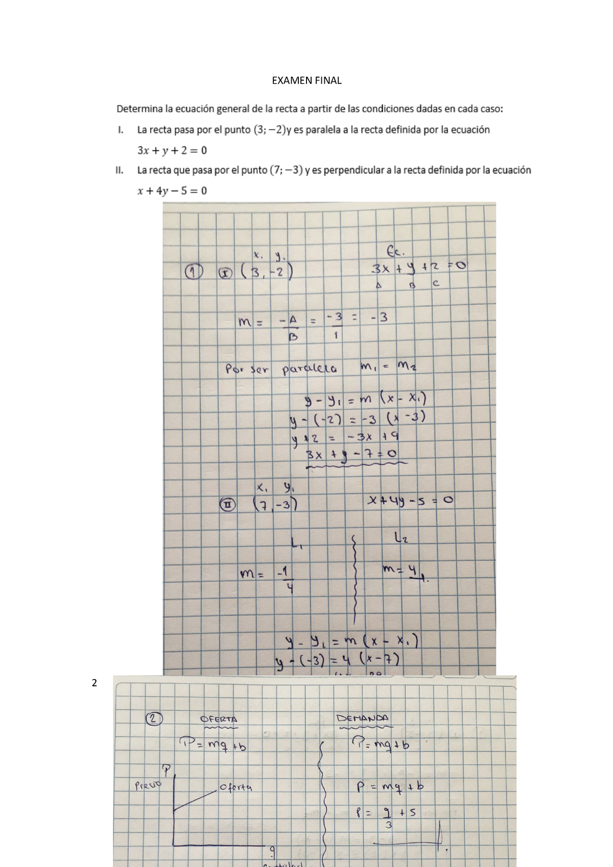 Examen Final - MATEMÁTICA BÁSICA - EXAMEN FINAL 2 - Studocu