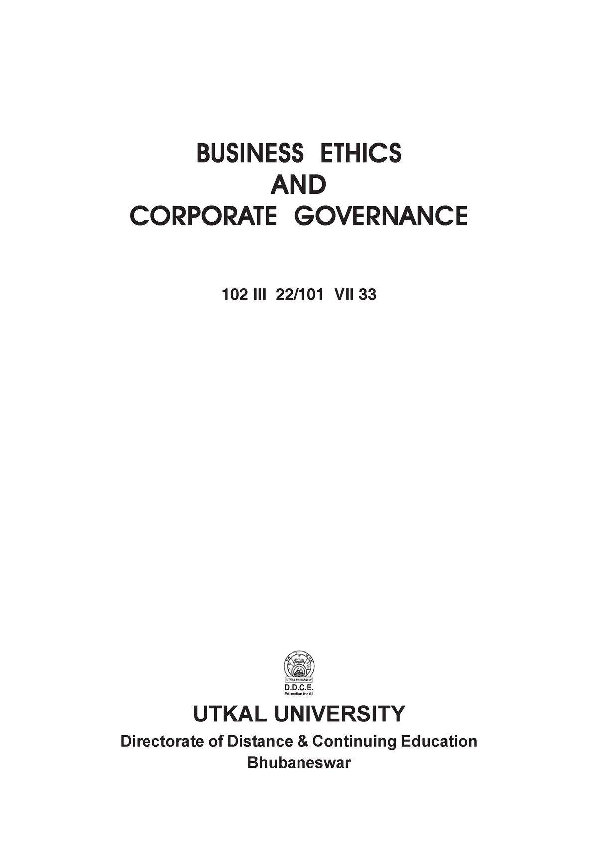 Business Ethics And Corporate Governance - BUSINESS ETHICSBUSINESS ...