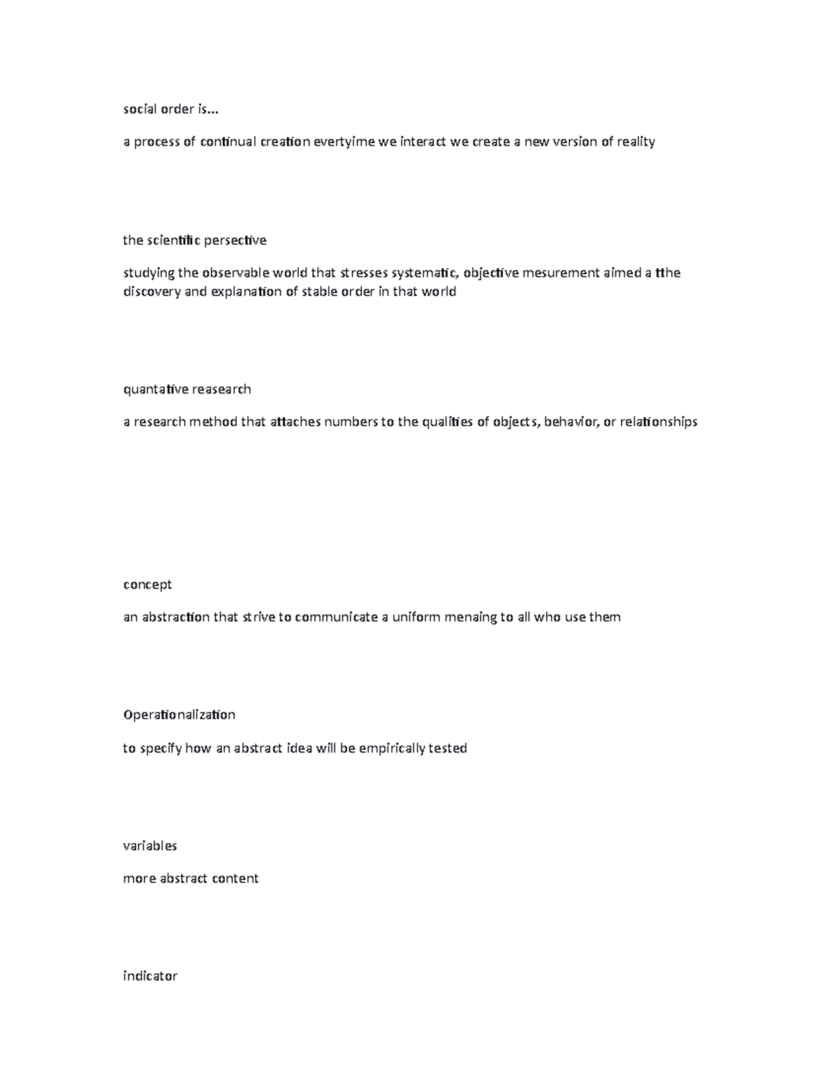 Scl3 - scl3 - social order is... a process of continual creation ...
