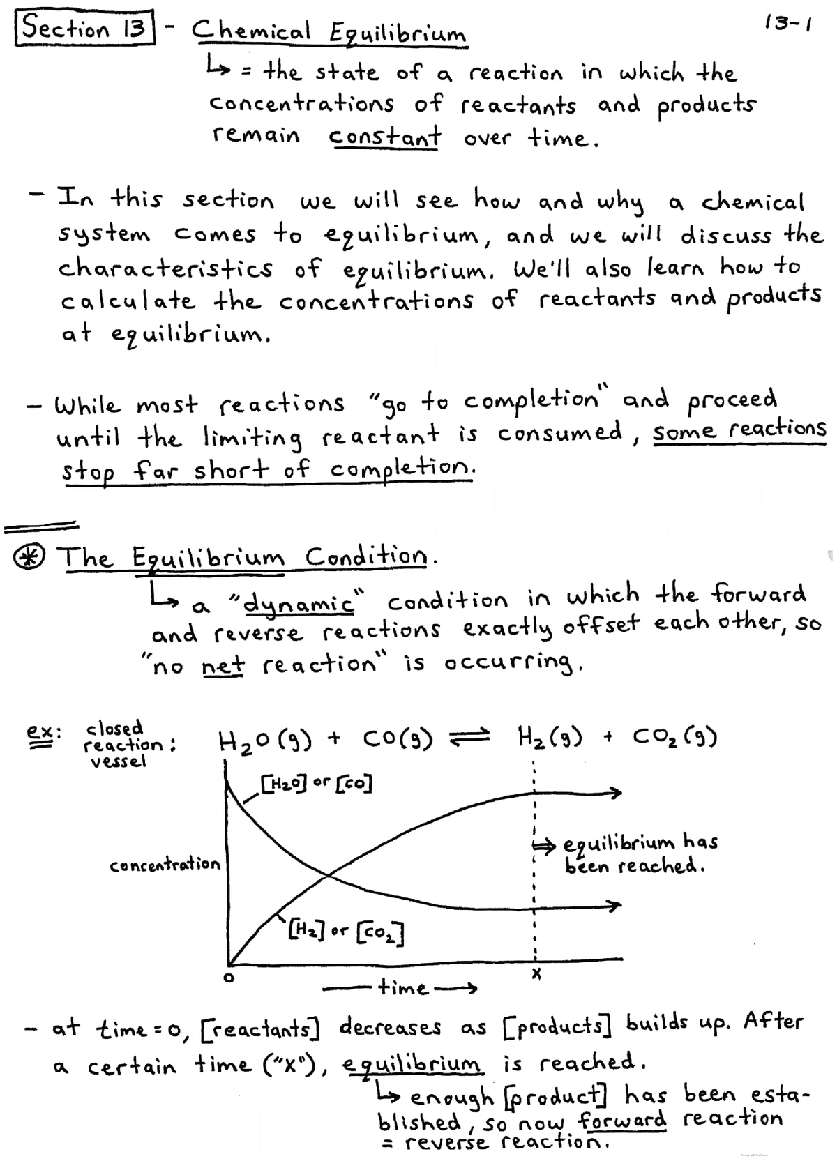 Chemical Equilibrium - Lecture Notes - Chemistry For Engineers - Studocu