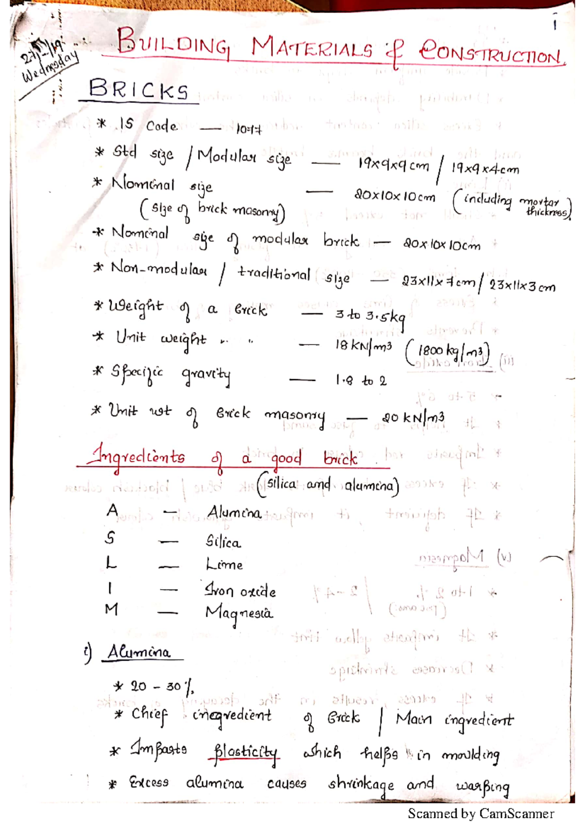 BMC This lecture note contains Notes about engineering materials