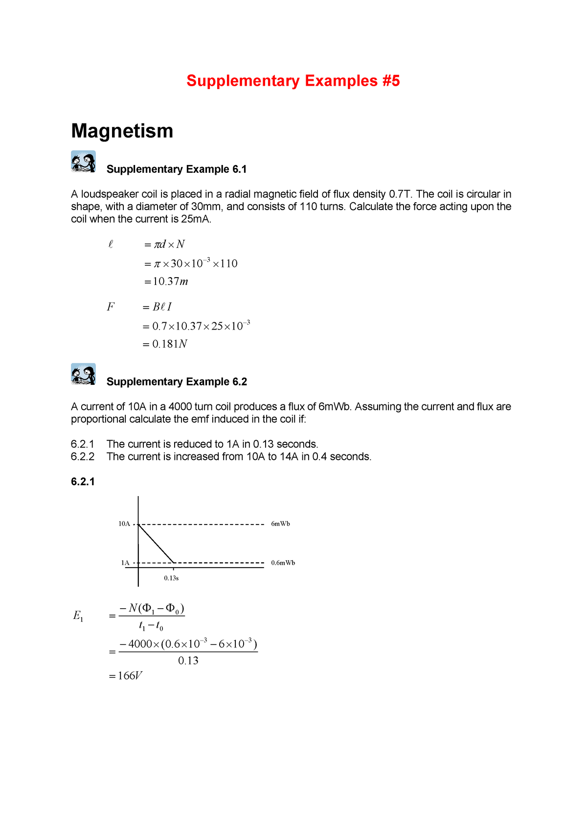 Supplementary Examples #5 - Supplementary Examples Magnetism ...