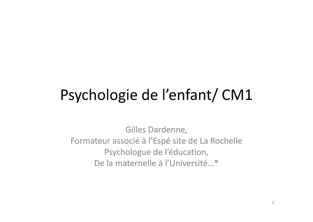 Cours Psychologie De Léducation 13 Warning Tt Undefined Function 32 Psychologie De L 