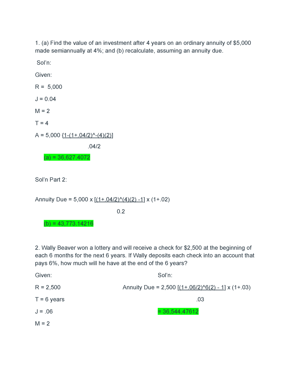 Ordinary Annuity Exercise Mallari - Math in the Modern World - DLSU ...