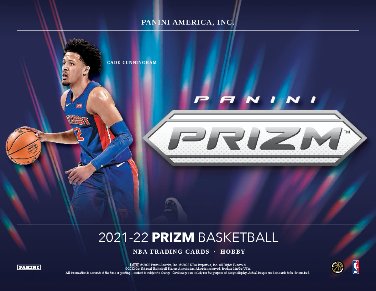 2 1-22 Prizm BK PIS Hobby - PANINI AMERICA, INC. 2021-22 PRIZM ...