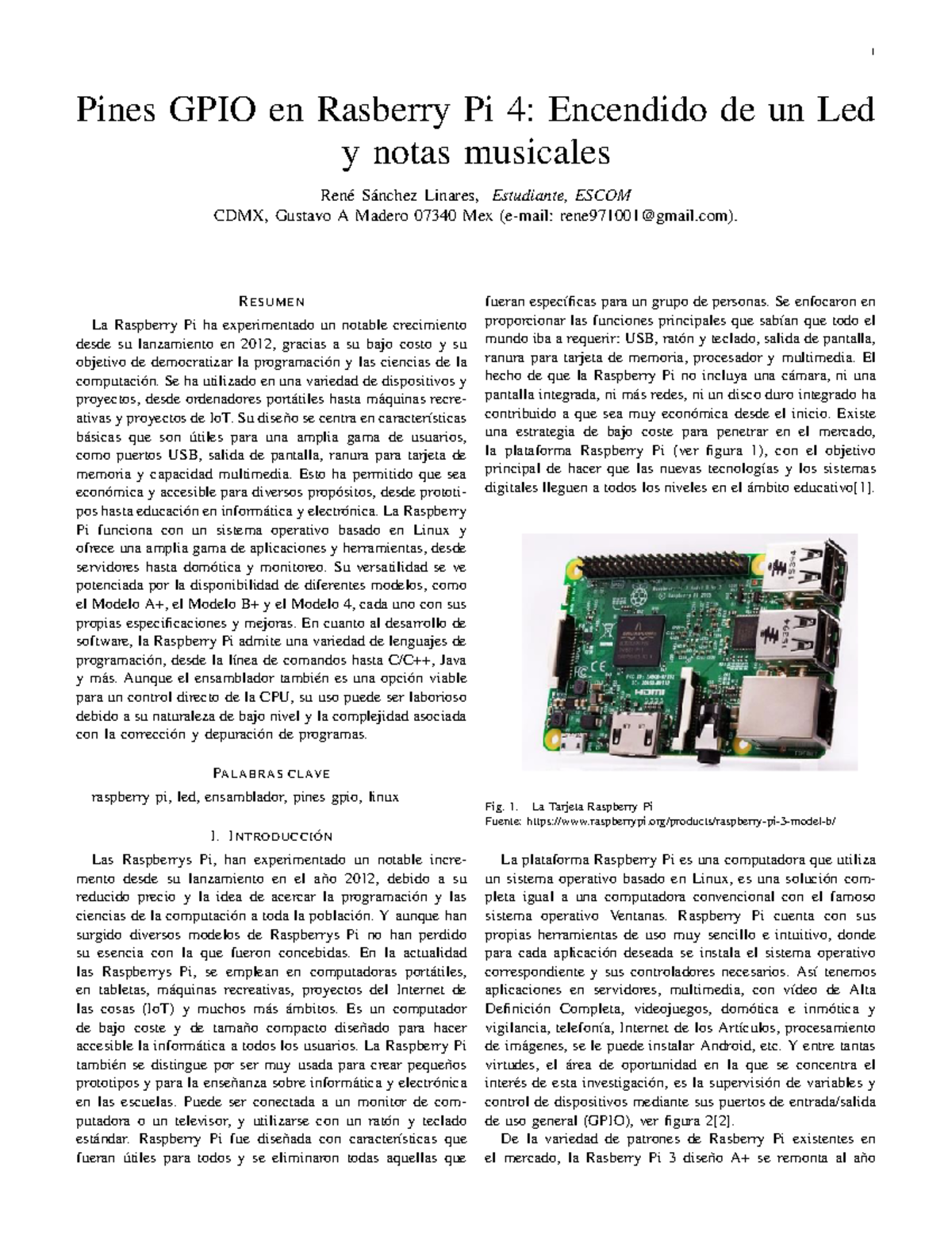 IEEE Artículo Pines GPIO en Raspberry Pi 4 René Sánchez Linares-2 ...