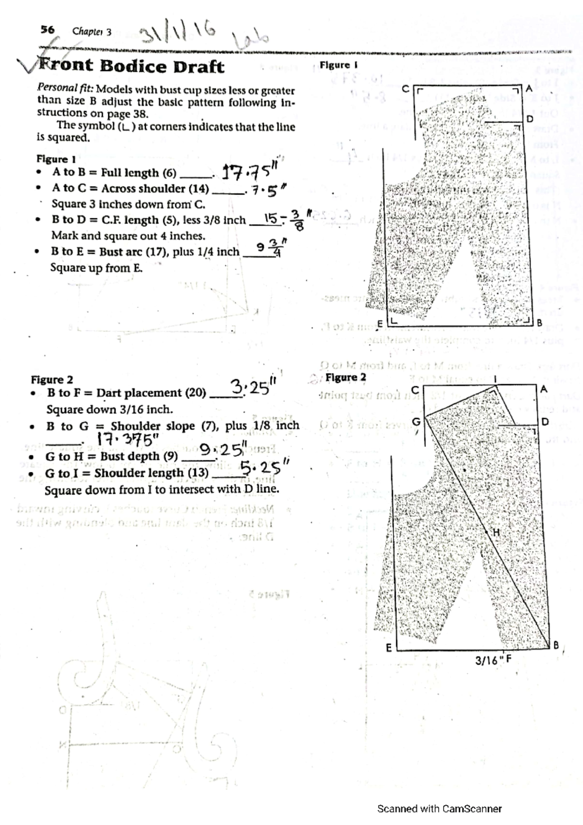 Basic Front back pattern - Textile design - Studocu