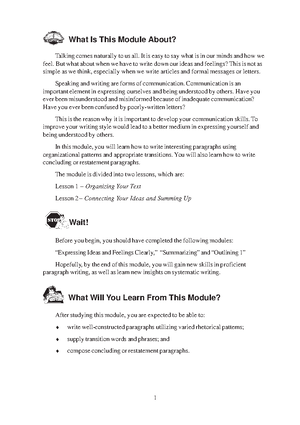 Effective Communication Effective Communication - What Is This Module ...