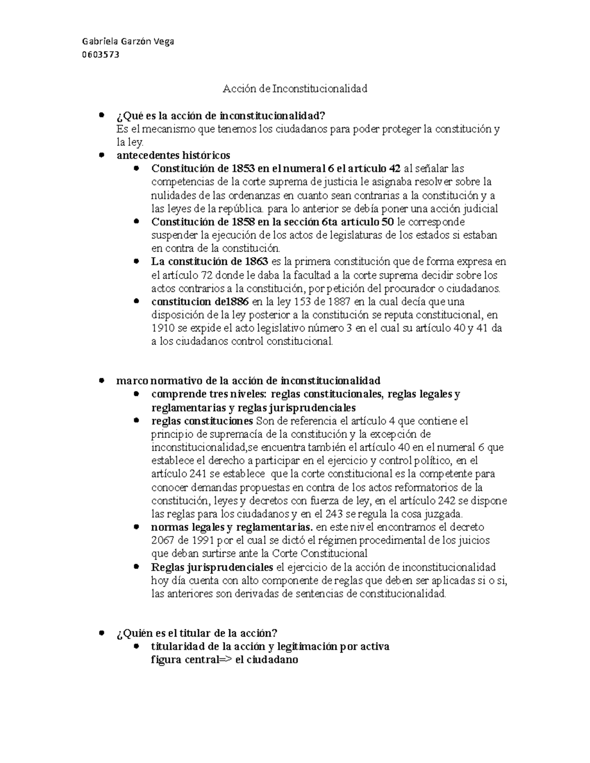 Acción De Inconstitucionalidad - 0603573 Acción De Inconstitucionalidad ...