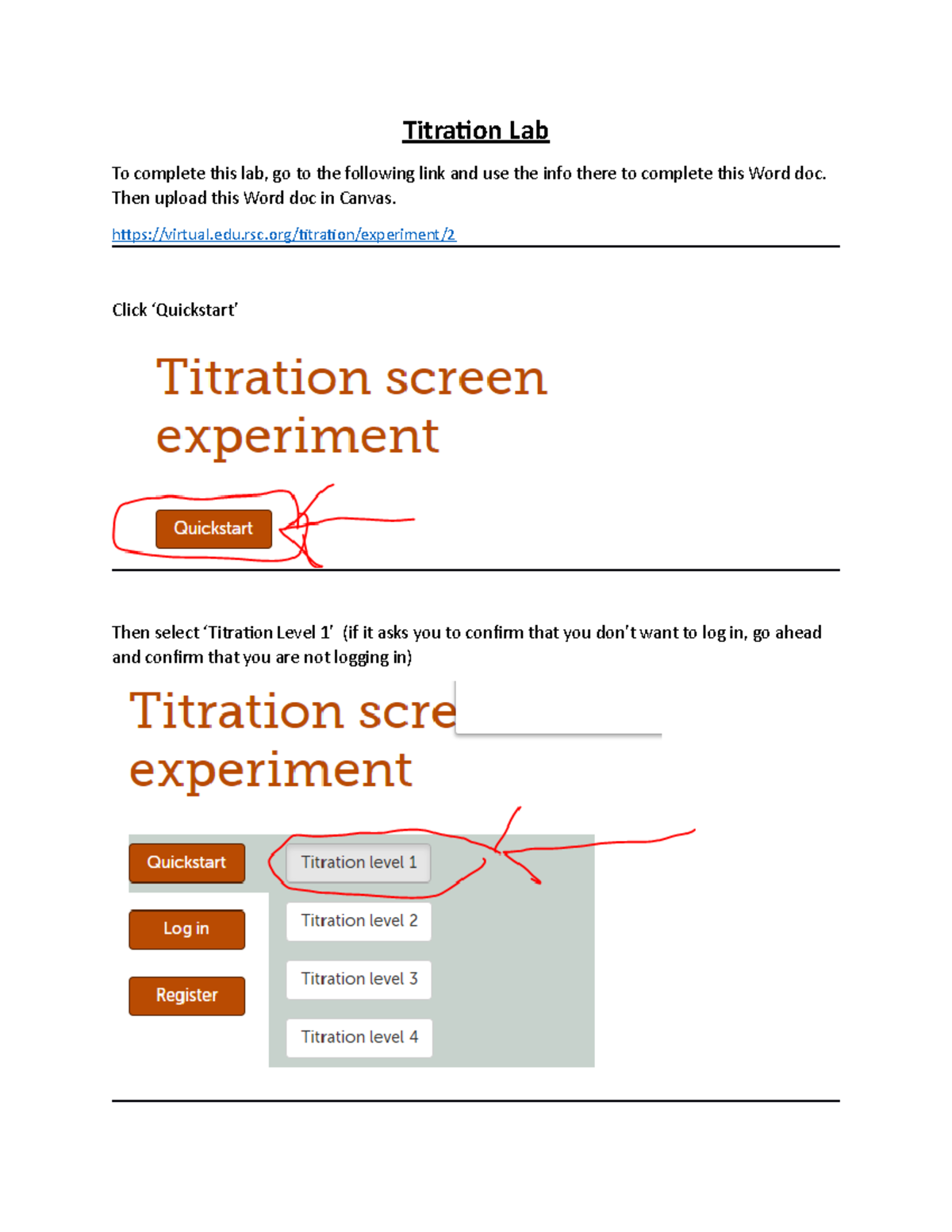 Online Titration lab Emily Golden Titration Lab To complete this