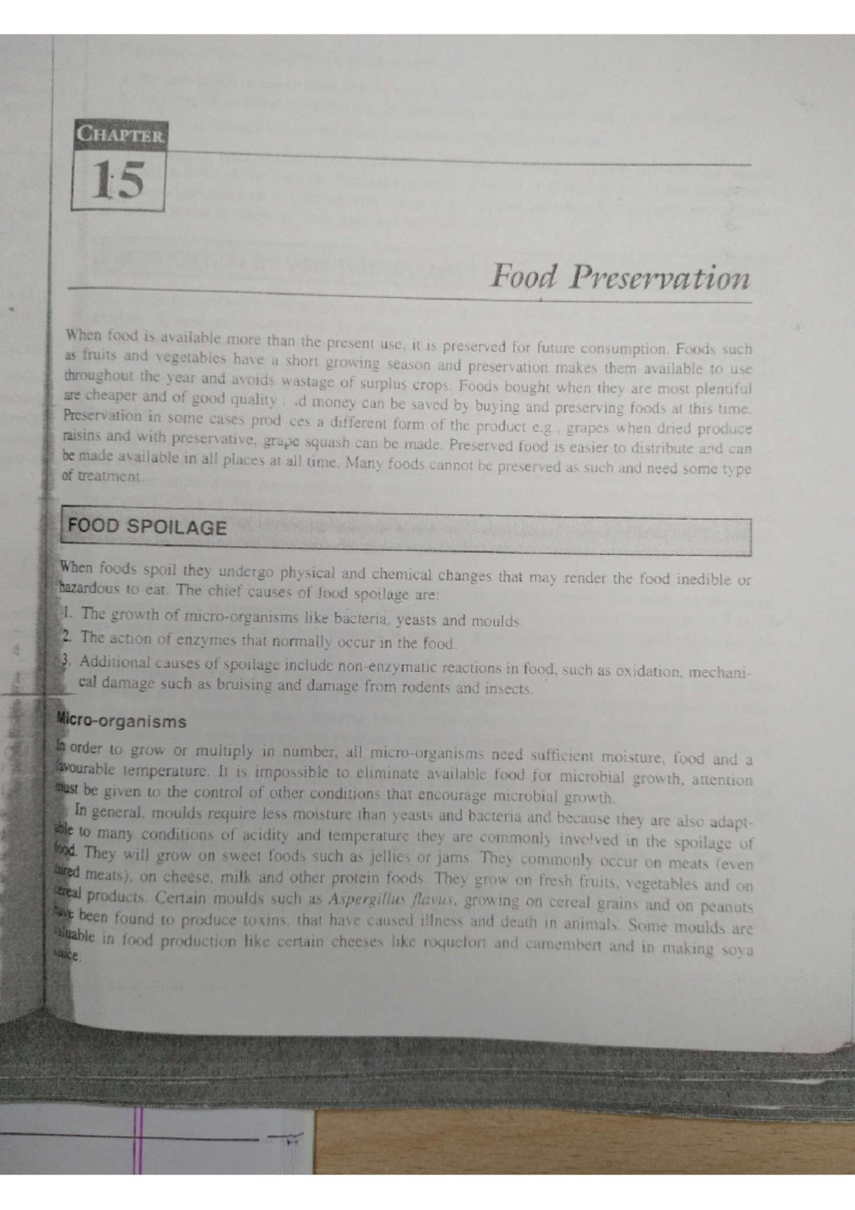 Food preservation and cookery - B.Sc. Nursing - Studocu