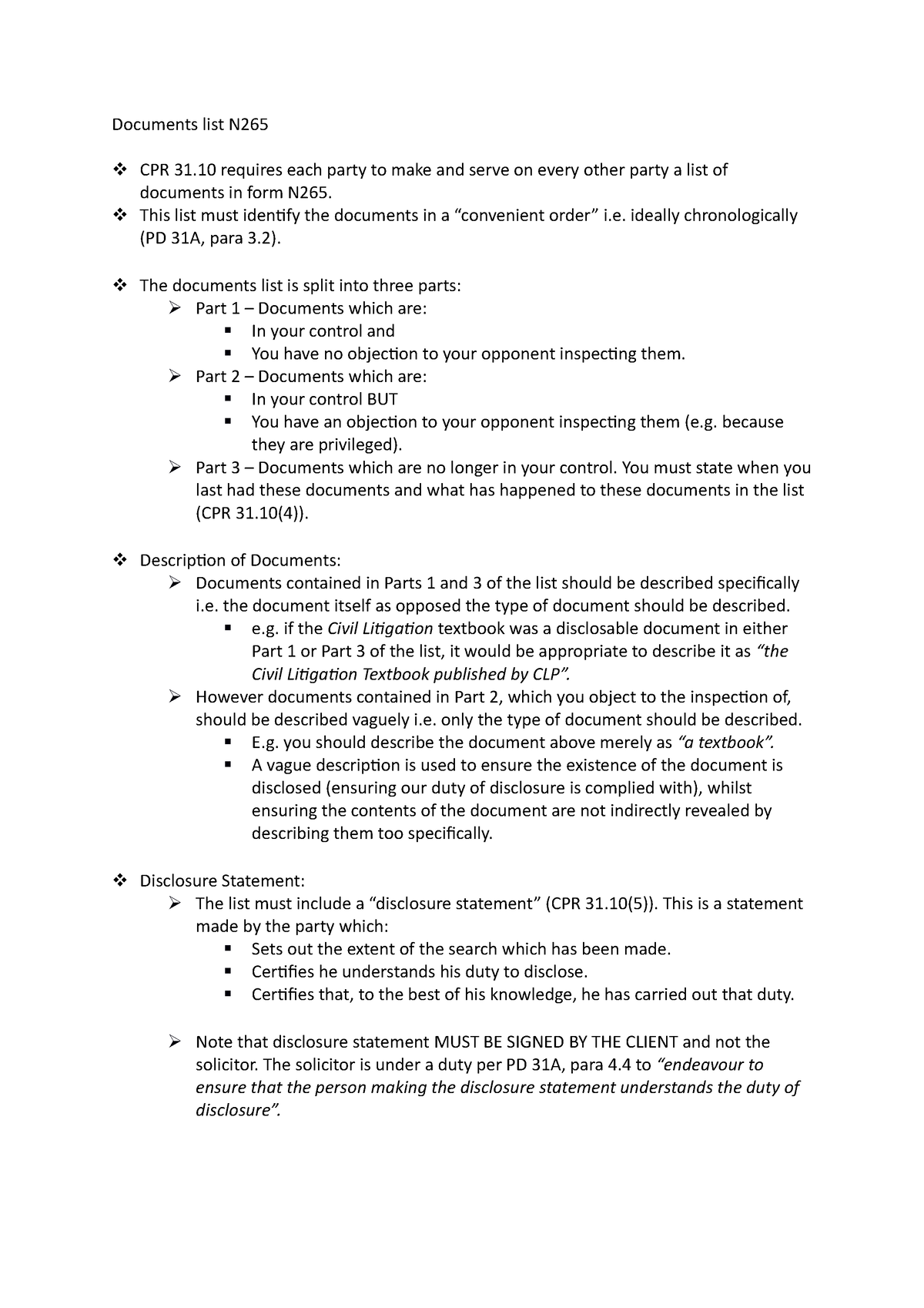 39-documents-list-n265-documents-list-n-cpr-31-requires-each-party