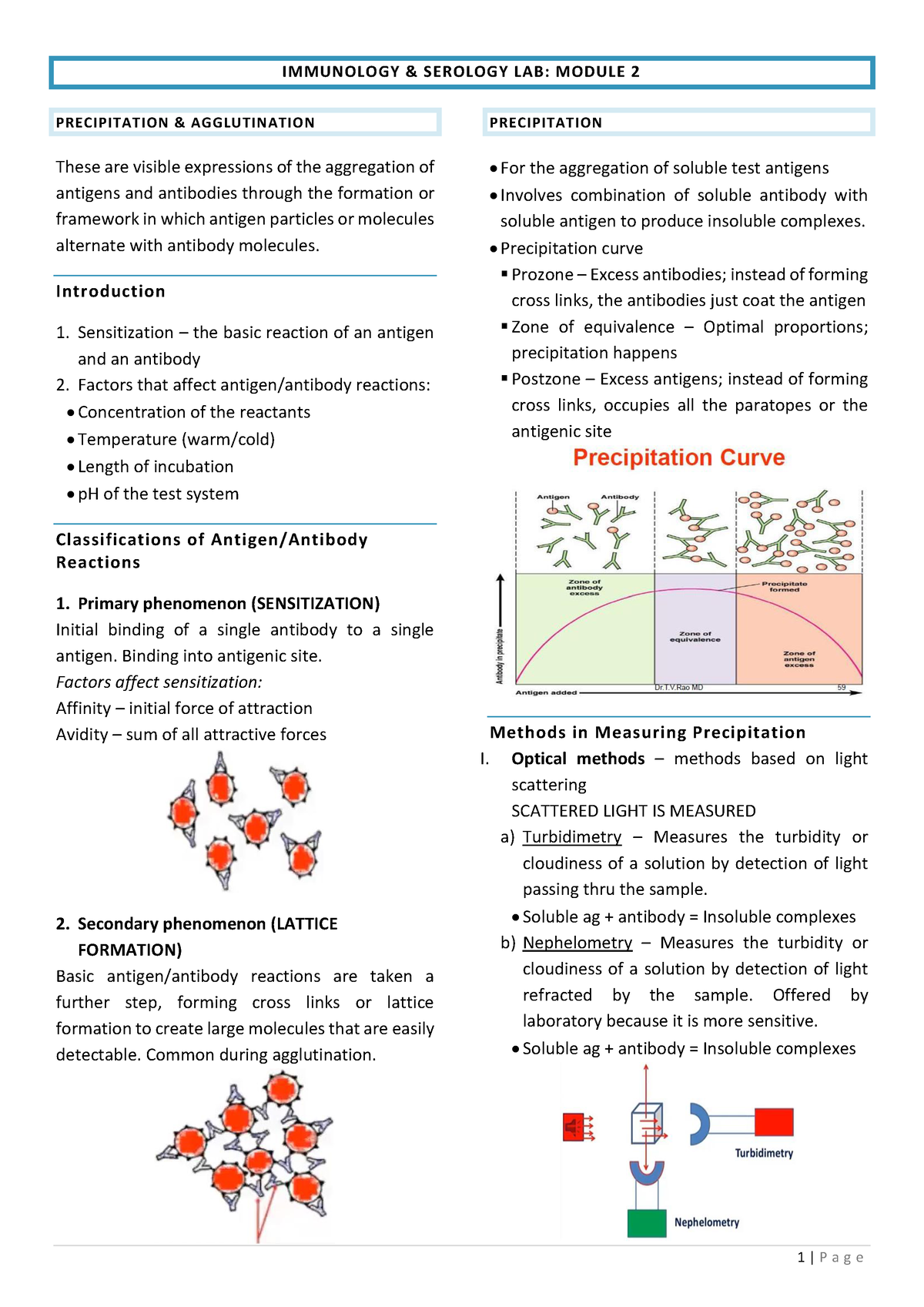 Immunology And Serology Lab: Module 2 - I MMUN OLOG Y & S EROLOG Y LAB ...