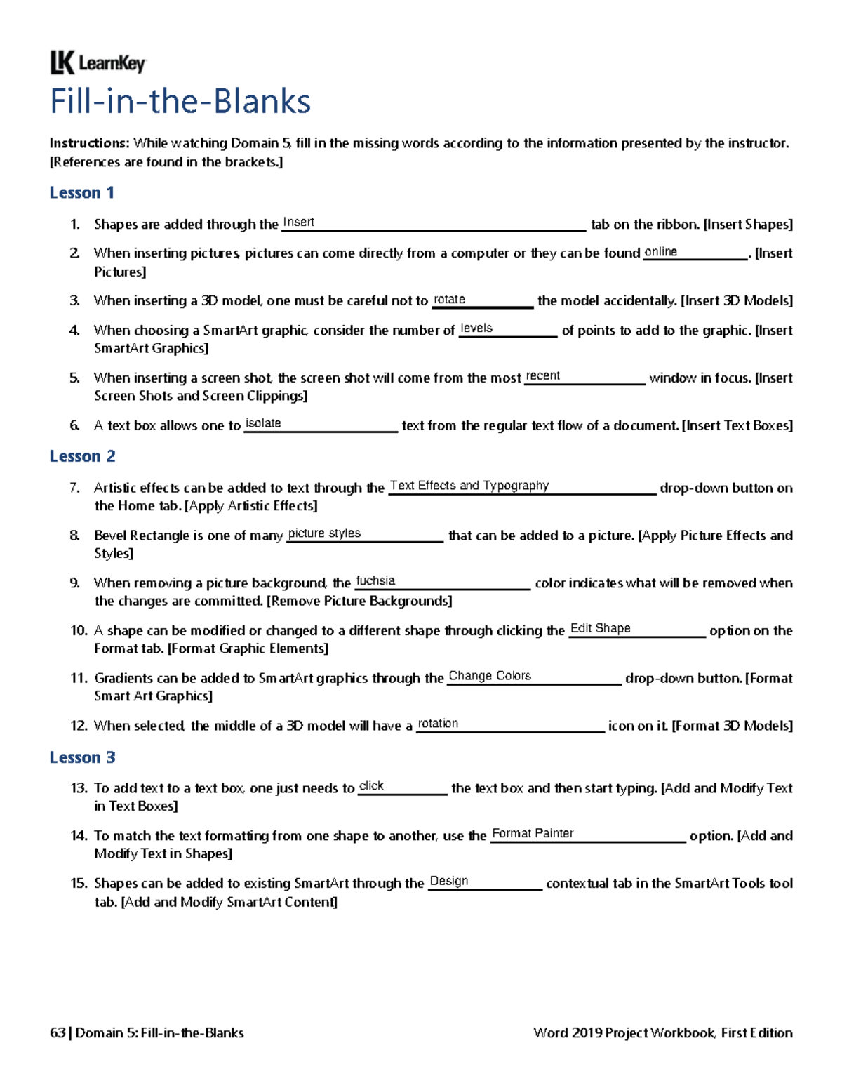 GMetrix Domain 5 WB - A Review Of Using Google Sheets. - 63 | Domain 5 ...