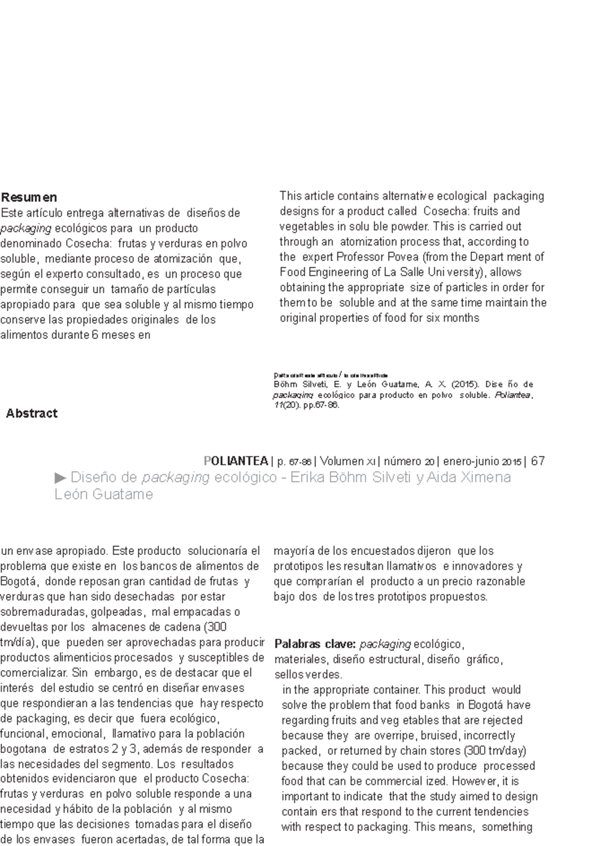 IG - Diseño Sustentable - Resumen Este artículo entrega alternativas de ...