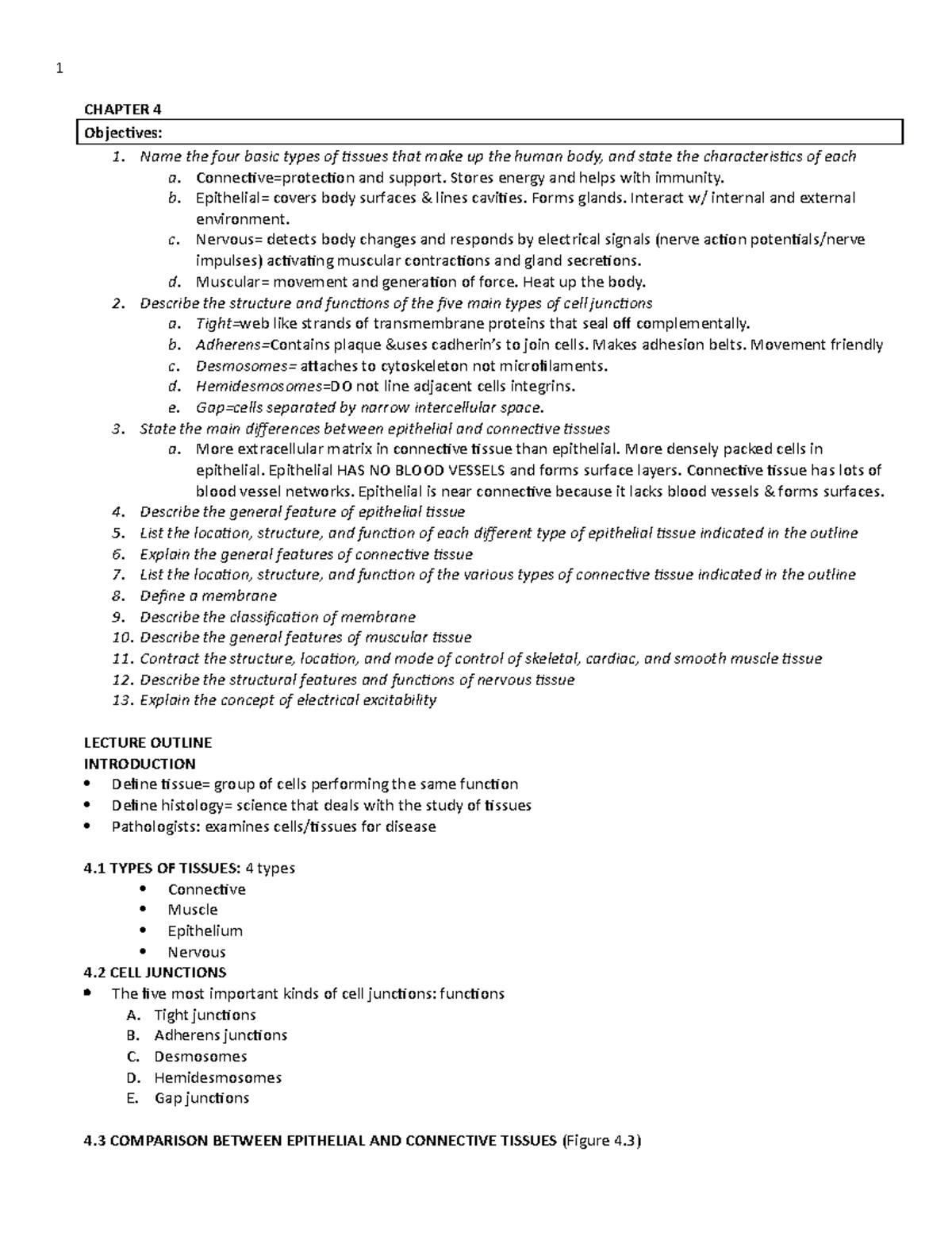 Exam 2 chapter 4 - ALL YOU NEED TO KNOW TO EXCELL IN THIS CLASS - 1 ...