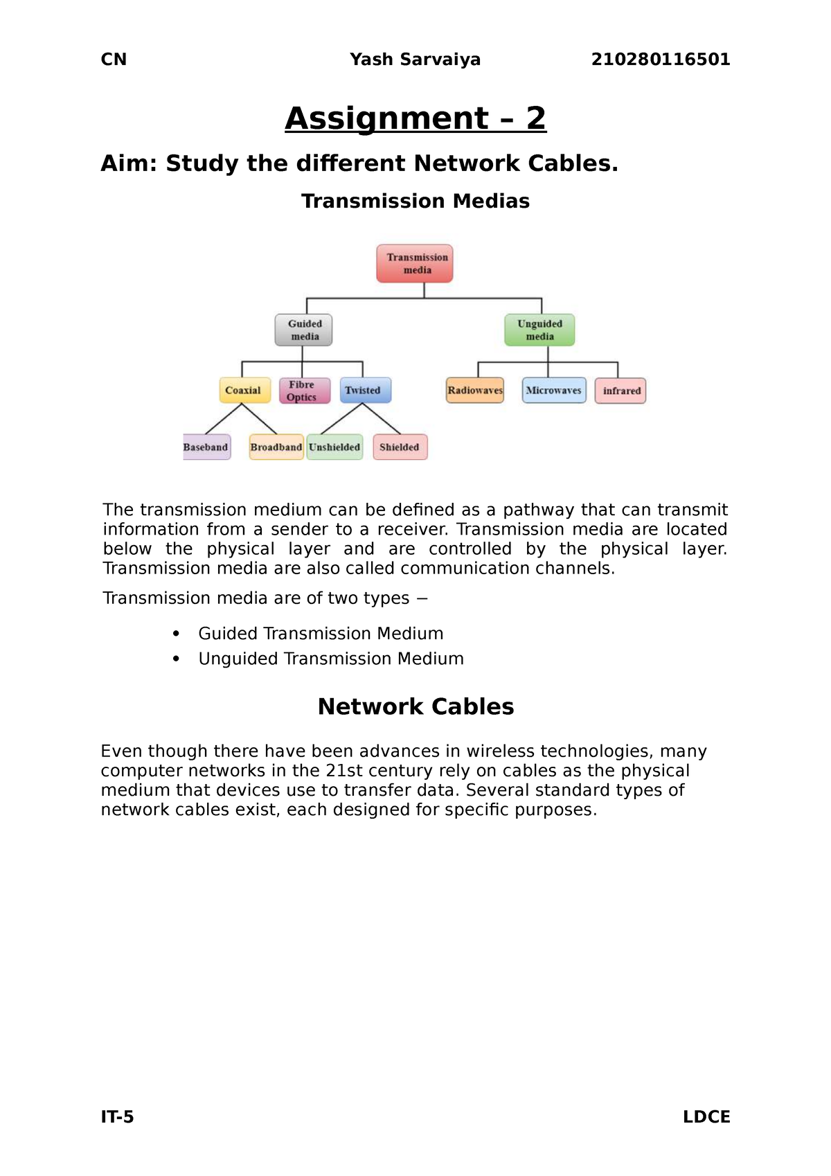 assignment 2 networking