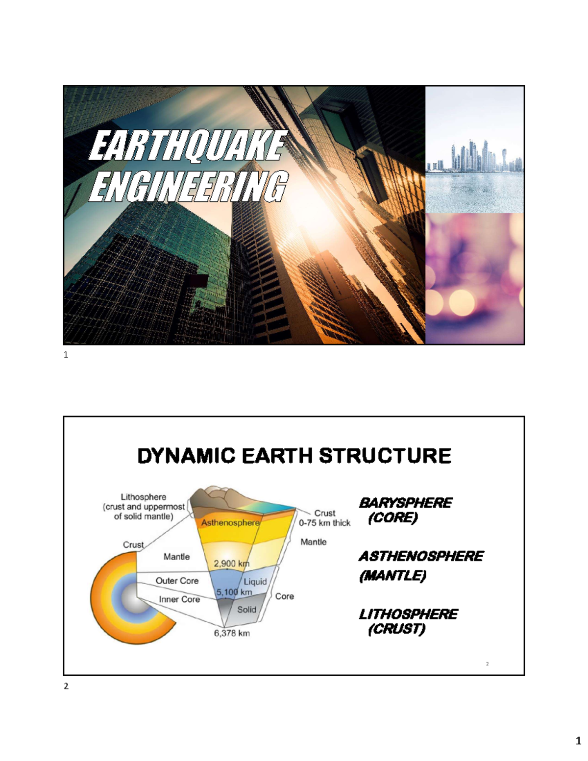 02-Earthquake-Engineering - DYNAMIC EARTH STRUCTURE ####### BARYSPHERE ...