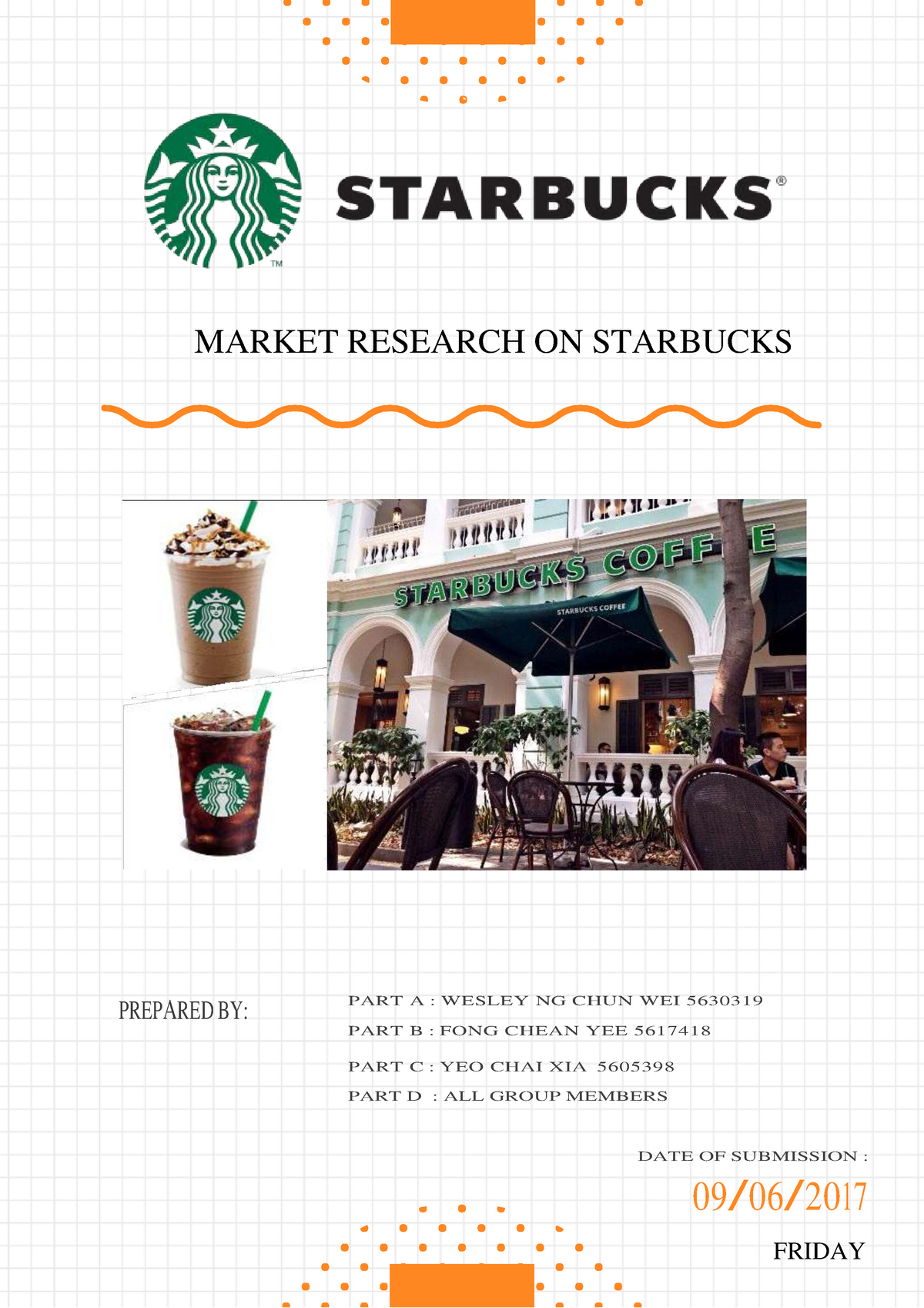 marketing research proposal for starbucks