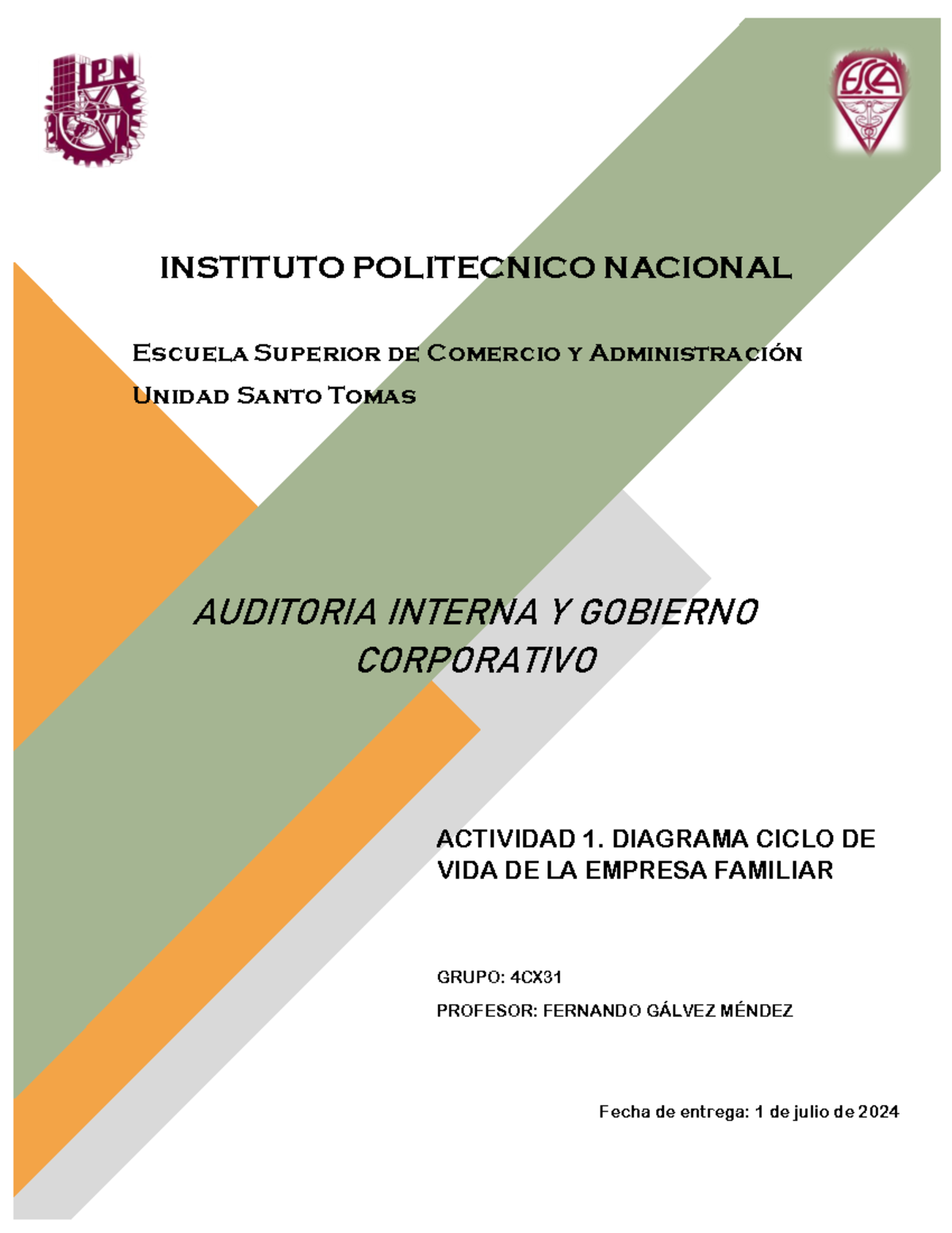 DIAGRAMA CICLO DE VIDA DE LA EMPRESA FAMILIAR - INSTITUTO POLITECNICO ...