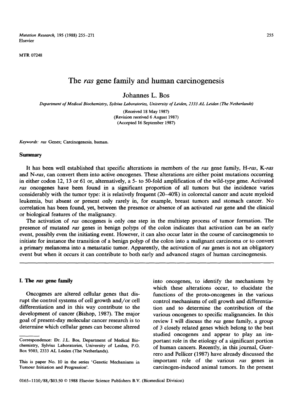 research papers on genetic mutation