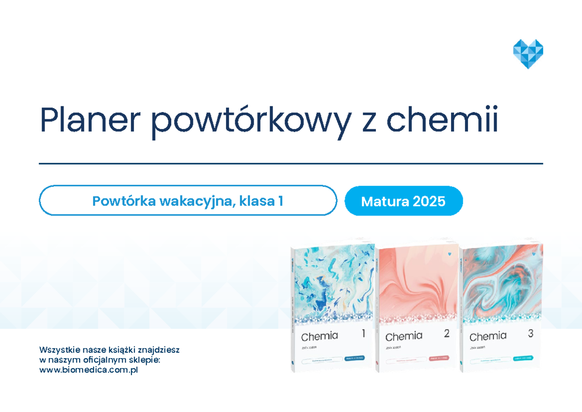 Chemia Sprawdzian Po 1 Klasie Gimnazjum