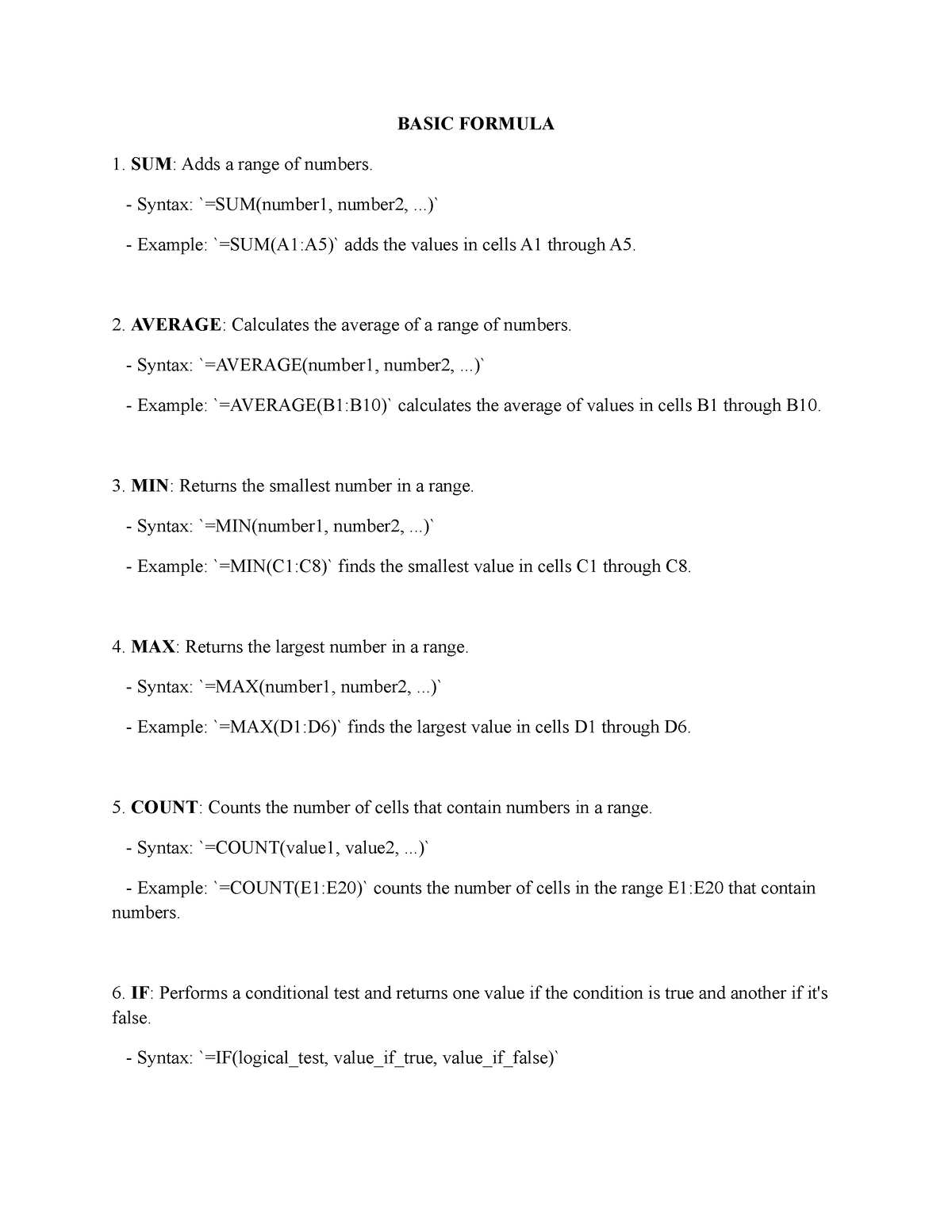 advanced-excel-notes-basic-formula-sum-adds-a-range-of-numbers