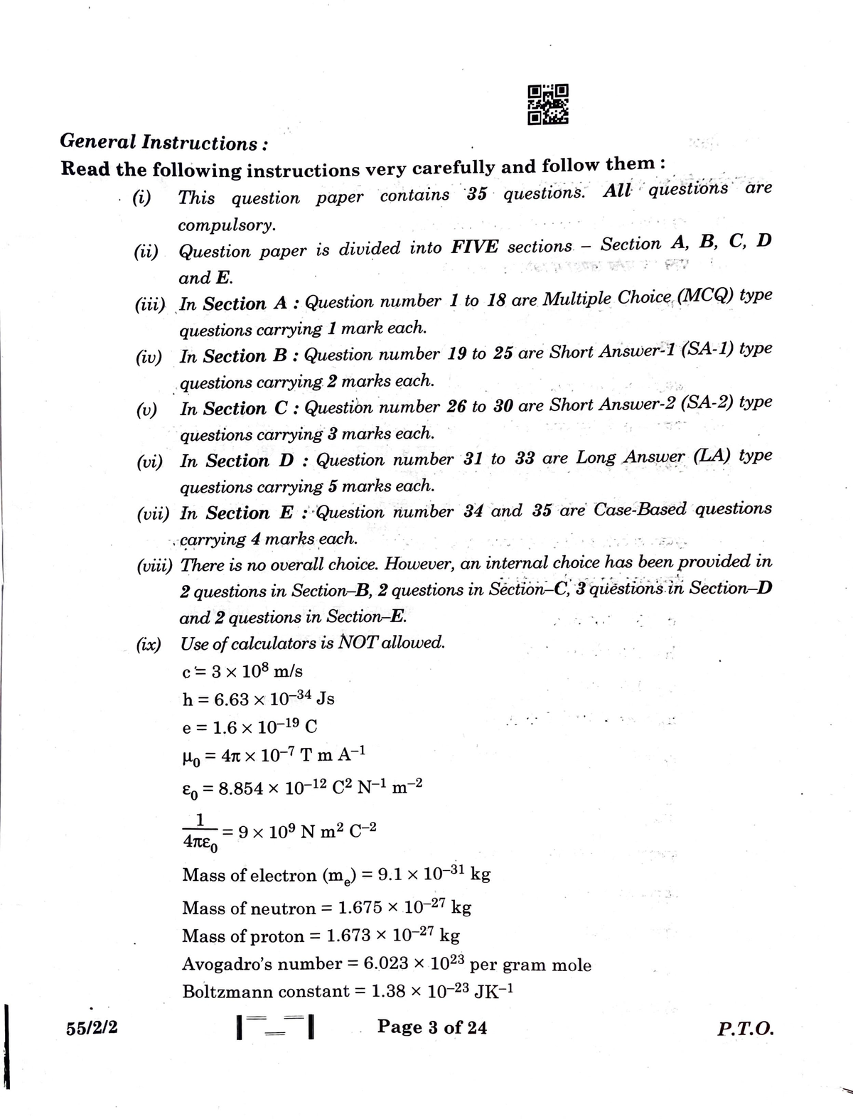 2023 I [!l"l!J 1 l!l General Instructions Read the following