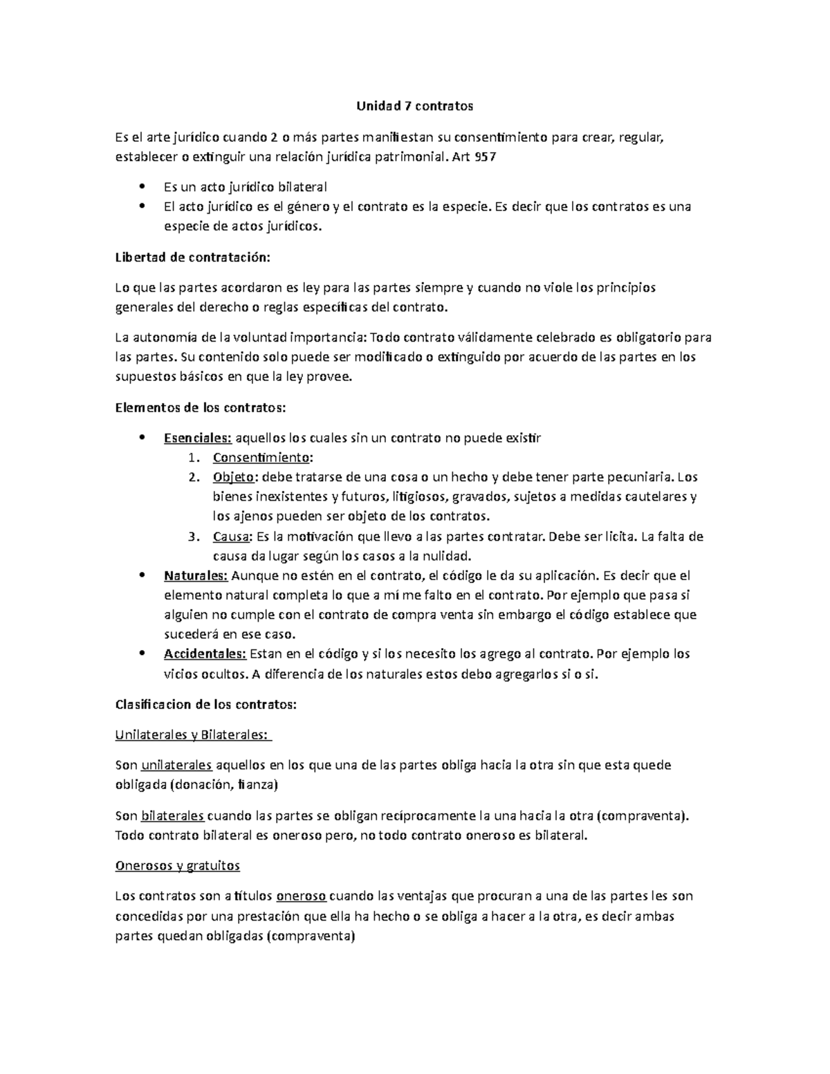 Clase 7 Contratos Derecho Publico - Unidad 7 Contratos Es El Arte ...