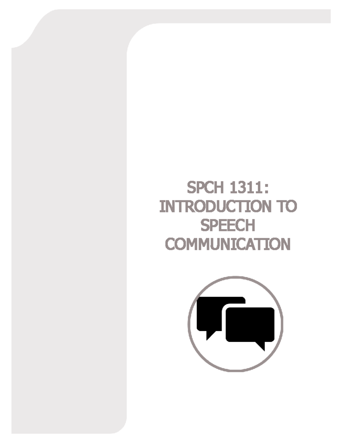 SPCH-8-PUBLIC SPEAKING AND PERSUASION - SPCH 1311: INTRODUCTION TO ...