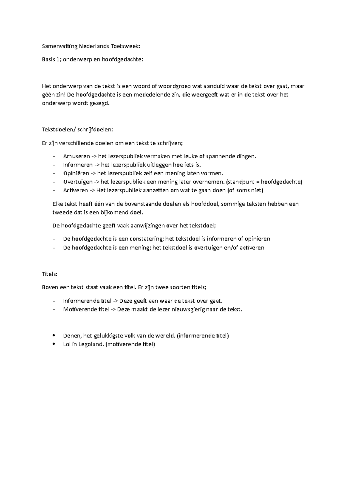 Samenvatting Nederlands Havo 4 Nieuw Nederlands - Studeersnel