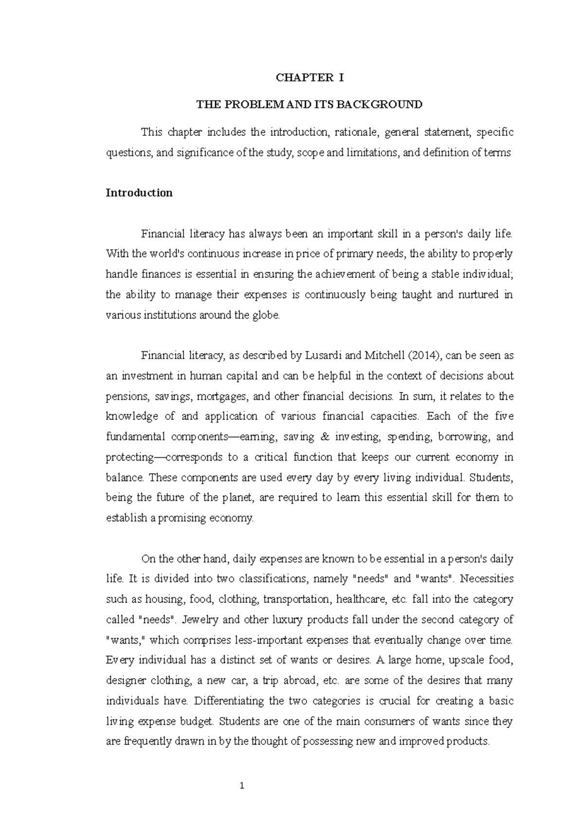 Practical Research Copy Copy - CHAPTER I THE PROBLEM AND ITS BACKGROUND ...