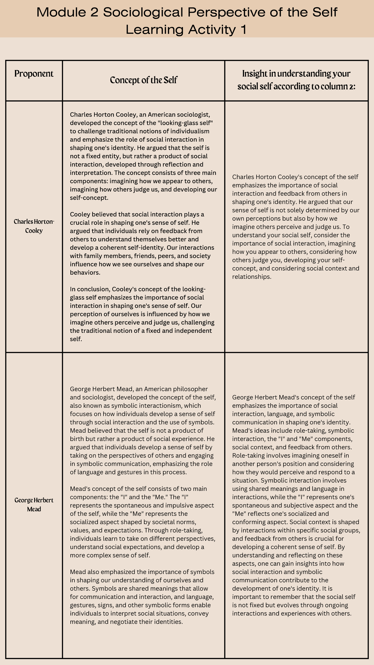 self sociological perspective essay