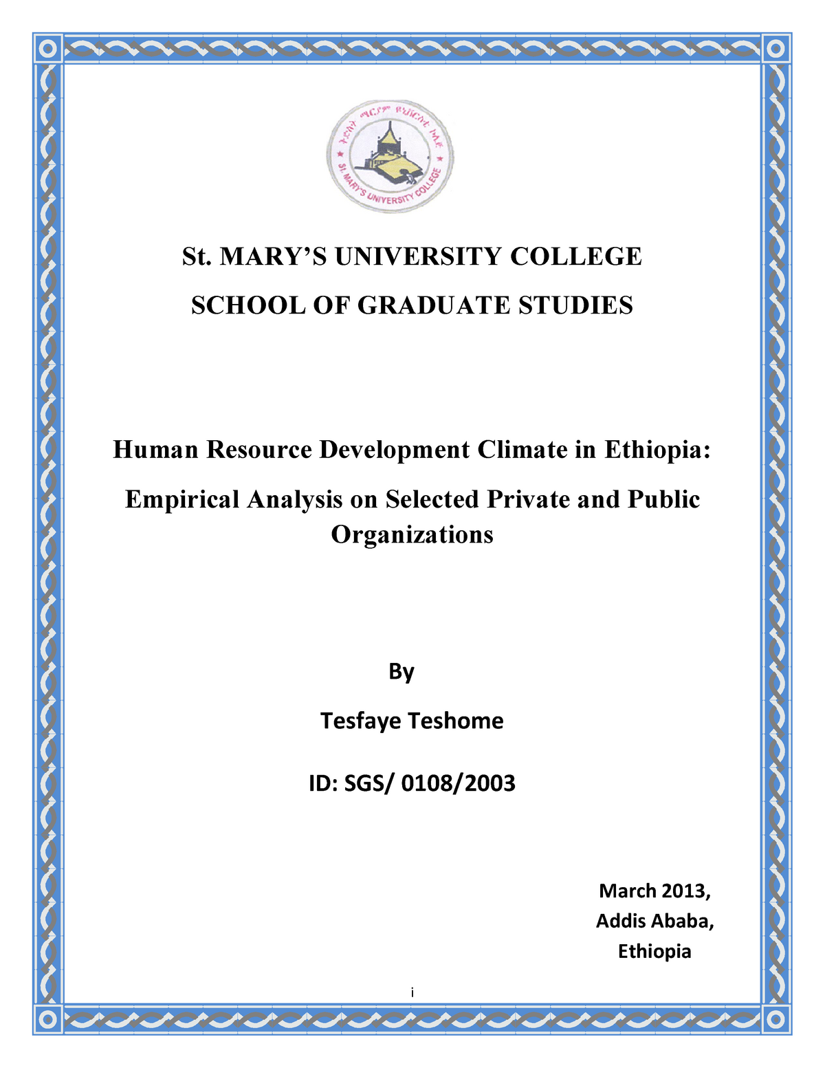 article review on human resource management in ethiopia pdf download