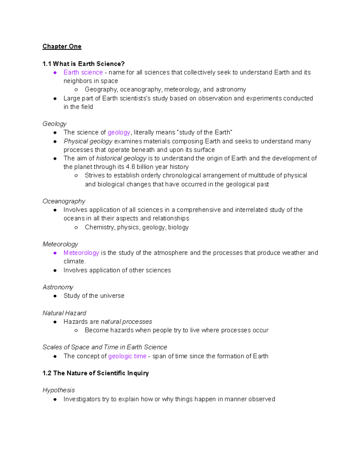 chapter-1-notes-es-101-chapter-one-1-what-is-earth-science-earth